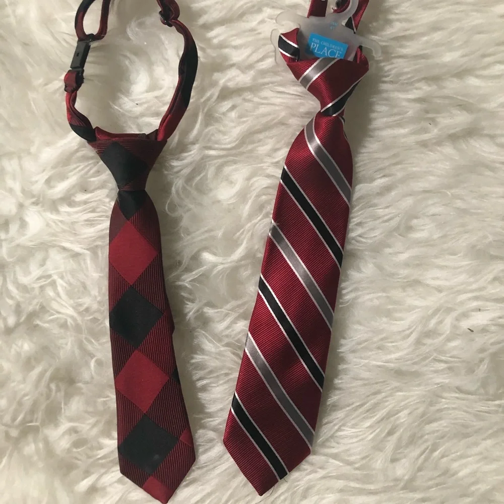 💝 - Baby / Toddler Clip On Ties NWT set of two